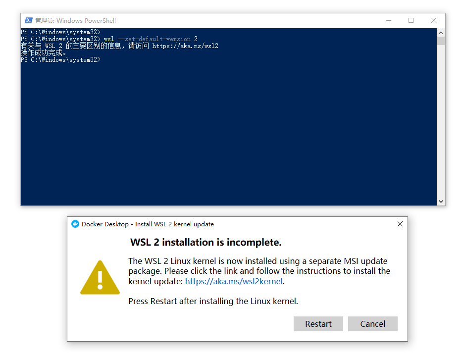 图片[5]-Windows 10 安装 Docker Desktop 4.x 完整图文教程（全网最完整的 Win10 Docker 安装部署教程）-月其科技