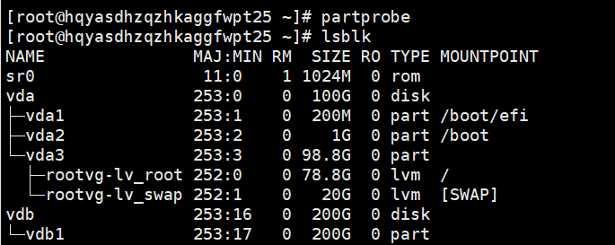 图片[5]-银河麒麟系统把未挂载的磁盘给根目录扩容-企飞资源网