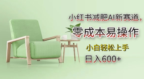 小红书减肥AI新赛道，零成本易操作，日入多张，小白轻松上手【揭秘】-企飞资源网