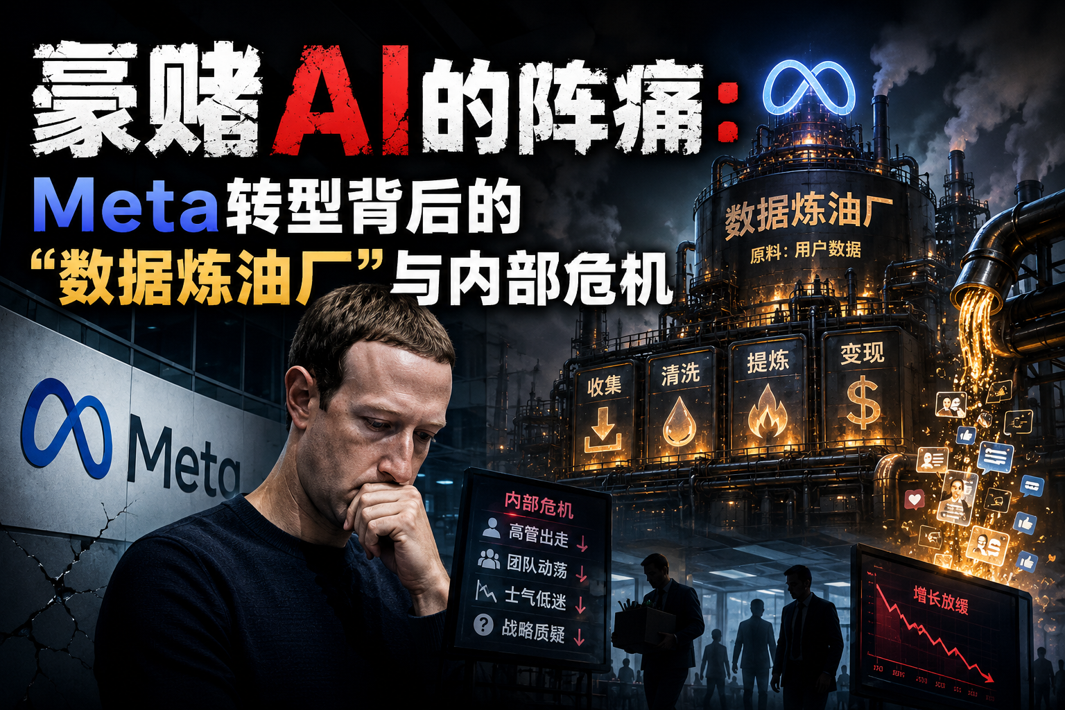豪赌AI的阵痛：Meta转型背后的“数据炼油厂”与内部危机-与其焦虑，不如其说。欢迎来到 AI 时代的超级个体实验场。月其说